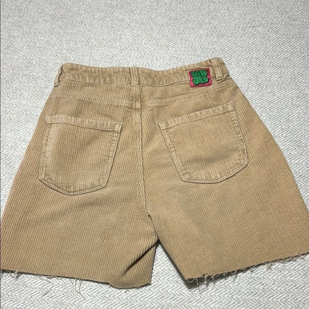 EMPYRE high rise Tan Corduroy Shorts. Size 2 - Picture 1 of 10